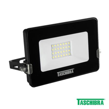 Imagem de Kit 10 Refletores Taschibra TR LED 20W Monovolt 127V Preto