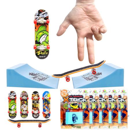 Kit Skate De Dedo X-Trick + 7 Acessórios Art Brink - Compre Agora - Feira  da Madrugada SP