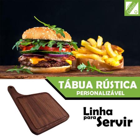 6 PRATOS HAMBURGUERIA PLUS - 27 CM/ KIT