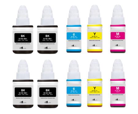 Imagem de Kit 10 Tinta BK C M Y G3110 G4100 G3100 G1100 G2100 G-190