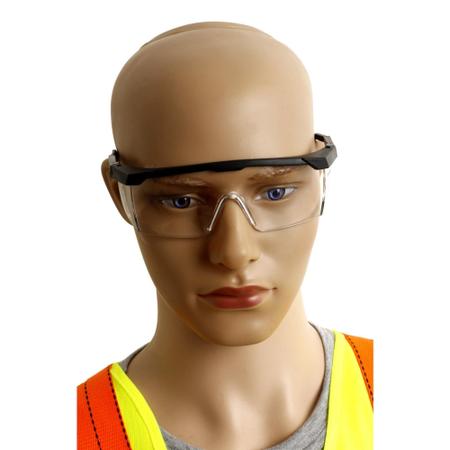 Kit 10 Unidades De Oculos Seguran a Argon Libus Modelo Rj cinza