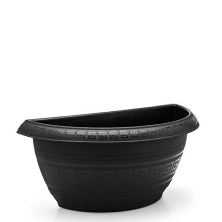 Imagem de Kit 10 Vasos Meia Lua Plástico Resistente 5 Litros De Parede Grande Decorativo Jardim Plantas