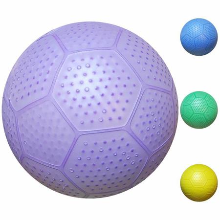 Bola de Futebol Vinil Bico de Jaca Kit com 20 bolas Cor Amarelo