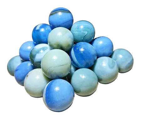 Conjunto de bolas de vidro coloridas de 100 peças, jogos de