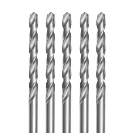 Kit 100 Brocas 3mm de Aço Rápido Polida Madeiras Metais - MTX Imagem de Kit 100 Brocas 3mm de Aço Rápido Polida Madeiras Metais