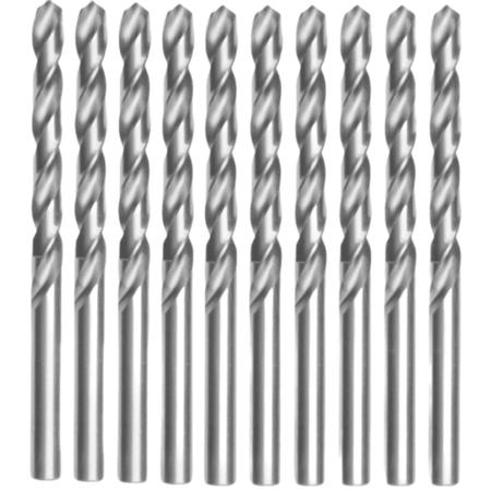 Kit 100 Brocas 3mm de Aço Rápido Polida Madeiras Metais - MTX Imagem de Kit 100 Brocas 3mm de Aço Rápido Polida Madeiras Metais