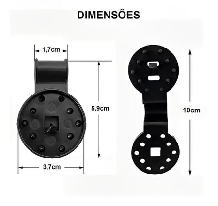 Kit 100 Clips Presilhas, Grampos Fixação Sombrites Ou Telas - Gme Formas Imagem de Kit 100 Clips Presilhas, Grampos Fixação Sombrites Ou Telas