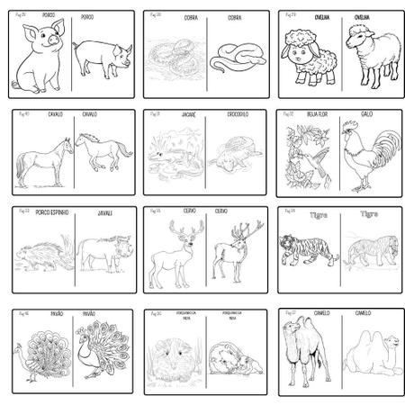 Desenhos de Animais para Colorir Online