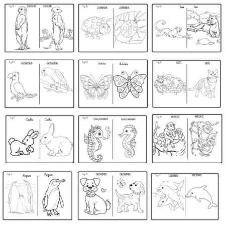 200 Desenhos de Animais para Colorir e Imprimir - Online Cursos