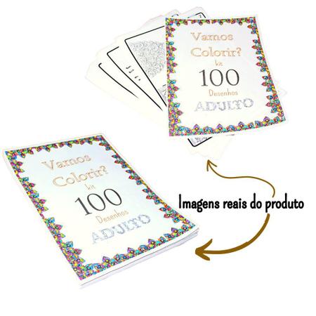 Kit 100 Desenhos Para Pintar E Colorir Roblox - Folha A4 ! 2 Por