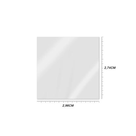 Imagem de Kit 100 Espelhos Acrlico Decorativo - 2,74Cm X 2,96Cm