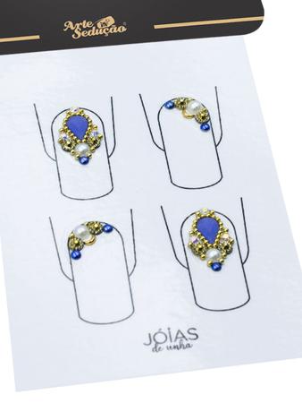 Imagem de Kit 100 Jóias de Unha, Arte Sedução