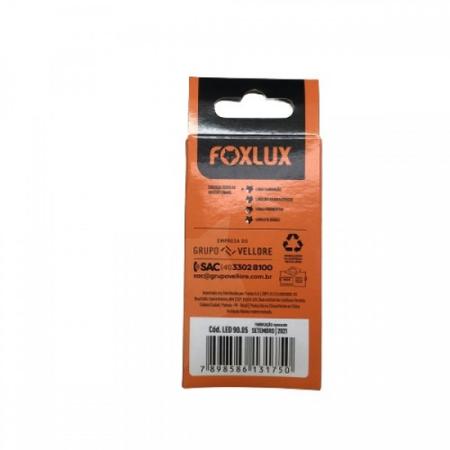 Imagem de Kit 100 lampada led bulbo a60 6w e27 6500k branca bivolt foxlux