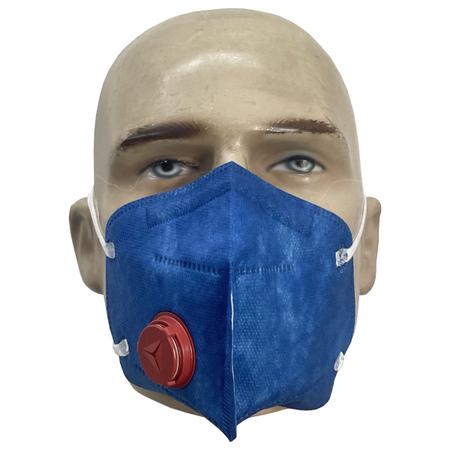 Imagem de Kit 100 Respirador Valvulado Delta Plus Proteção PFF1 CA 38501