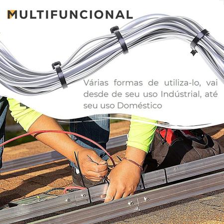 Imagem de Kit 1000 Unidades Cinta Abraçadeira Nylon EnforcavGato 20cm