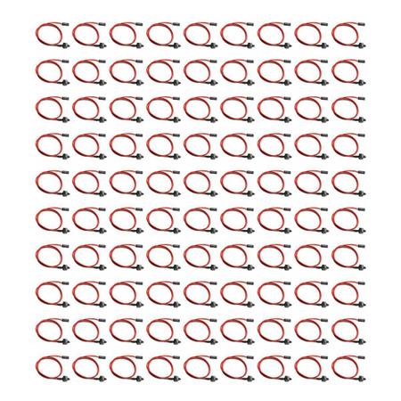 Imagem de Kit 100x Cabo Botão Power SW Reset On Off Interruptor Para Ligar Gabinete PC Computador ATX Mineração