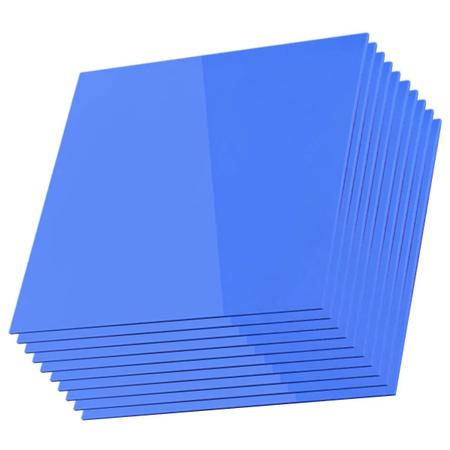 Imagem de Kit 10x Thermal Pad Almofada Térmica 10cm x 10cm (100mm x 100mm) x 4mm Para BGA VGA VRM Cor: Azul