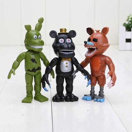 4 Bonecos Fnaf Foxy, Golden, Animatronic, Chica Five Nights - funcko -  Colecionáveis - Magazine Luiza