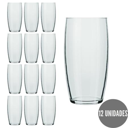 Conjunto de Copos 12 Peças de Vidro Grosso Resistente 300ml - Hauskraft -  Copo de Água / Suco - Magazine Luiza