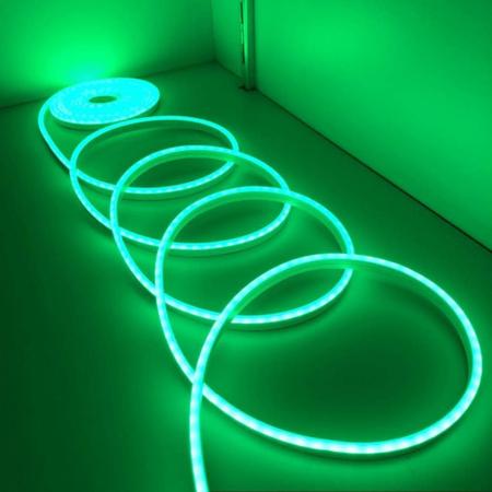Imagem de Kit 12 Fitas LED 5m Neon Verde Alto Brilho Flexível 12v
