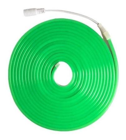 Imagem de Kit 12 Fitas LED 5m Neon Verde Alto Brilho Flexível 12v