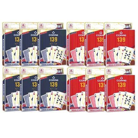 Jogos de Cartas Copag  Lister - Uno Copag Jogo de Cartas 114 Cartas Caixa  com 12 Baralhos - Copag