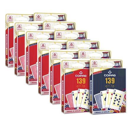 Jogos de Cartas Copag  Lister - Uno Copag Jogo de Cartas 114 Cartas Caixa  com 12 Baralhos - Copag