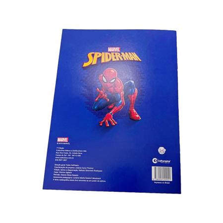 Livro Ler e Colorir Homem Aranha - Bom Preço Magazine