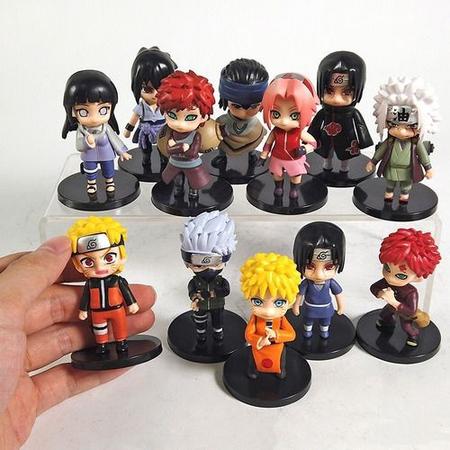 Naruto Colection Miniaturas De Coleção Minifigure De Ação Bonecos Kakashi  Hinata Gaara Itachi Sasuke Sakura Jyraia 