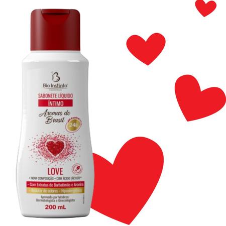 Imagem de Kit 12 Sabonete Líquido Íntimo Love 200Ml - Bio Instinto