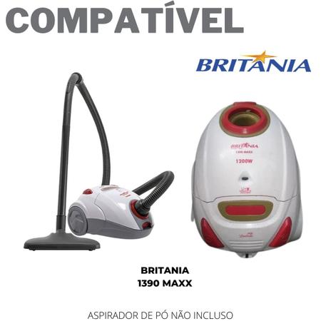 Imagem de Kit 12 Saco Coletor P/Aspirador Britânia 1390 Maxx Red 1200W