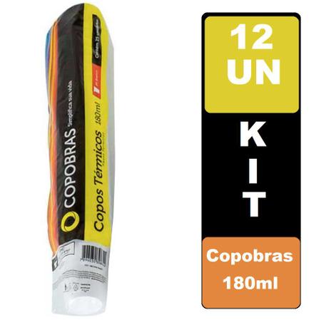 Imagem de Kit 12 Tiras Copo Isopor Térmico 180ml 300 Unidades Copobras