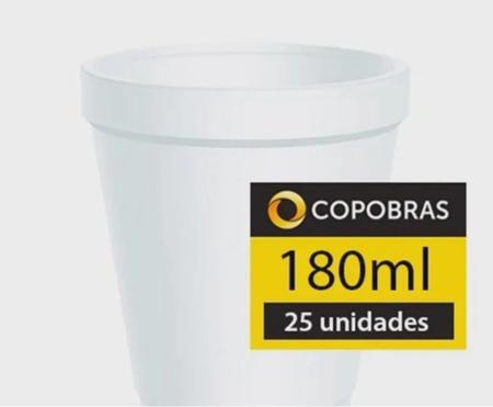 Imagem de Kit 12 Tiras Copo Isopor Térmico 180ml 300 Unidades Copobras