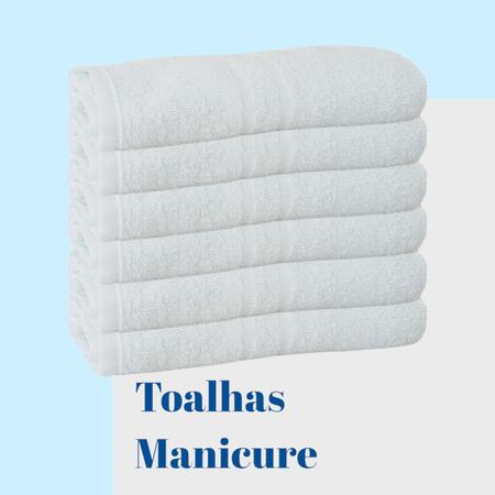 Jogo c/ 10 toalhas para Barbearia/Salão de Beleza 308 g/m² 45x70cm