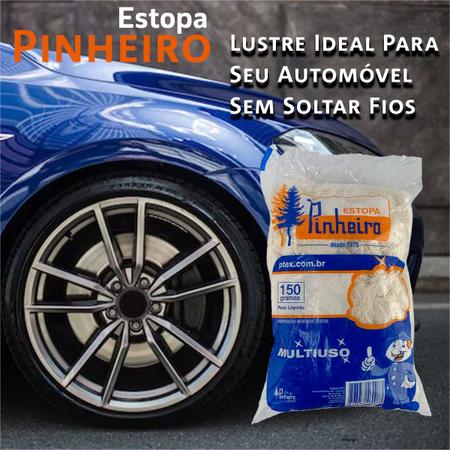 Imagem de Kit 12 Und - Saco De Estopa P/ Polimento Automotivo Pinheiro