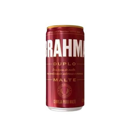 Imagem de Kit 12 Uni. Cerveja Brahma Duplo Malte Lata 269Ml