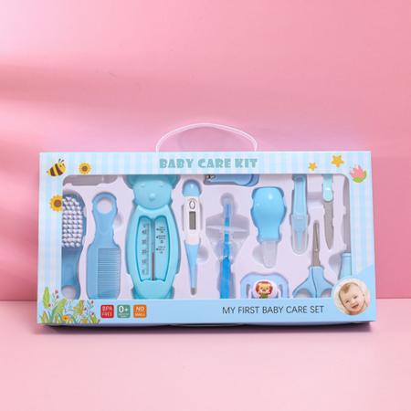 Imagem de Kit 13 Peças Higiene Cuidados E Saúde Bebê Termômetro Recém Nascido 018