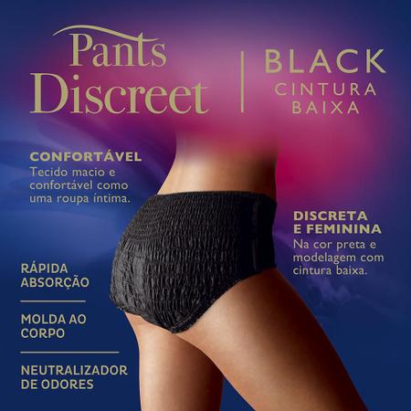 Kit 14 Absorvente Tena Lady Discreet Maxi Night + 8 Calcinha Pants Discreet  Black G/EG - Acessórios para Incontinência Urinária - Magazine Luiza
