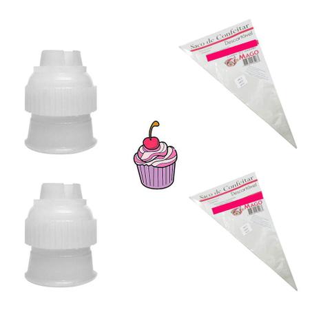 Bicos De Confeitar Jogo Inox 13 Peças Adaptador bolos cupcakes kit - CARDAD  - Bicos de Confeitar - Magazine Luiza