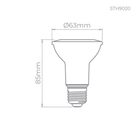 Imagem de Kit 14 Lâmpada Led PAR20 ECO 5,5W Stella 6500k Branco Frio STH9020/65