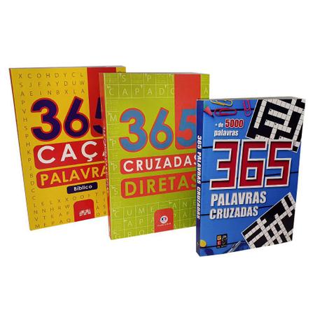 Kit 6 Livros 365 Caça Palavras + Caça Palavras Bíblico - Kit de Livros -  Magazine Luiza