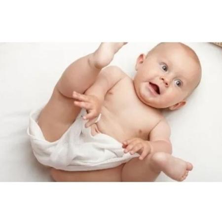 Imagem de Kit 15 unidades fralda branca tecido duplo enxoval bebe infantil 100% algodao