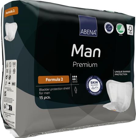 Imagem de Kit 2 Absorvente Geriátrico Masculino Abena Abri Man Premium