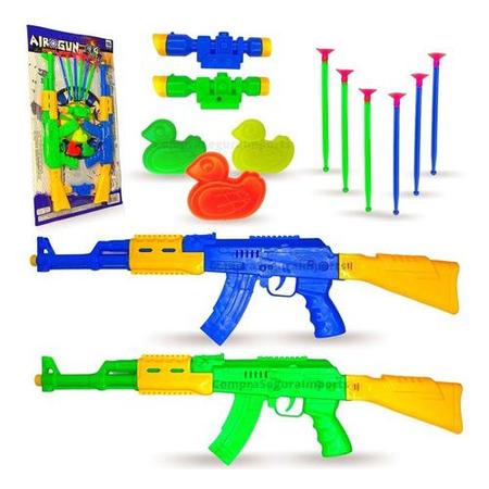 Lançador de Dardos de Brinquedo Arminha de Polícia - 2 Unidades em