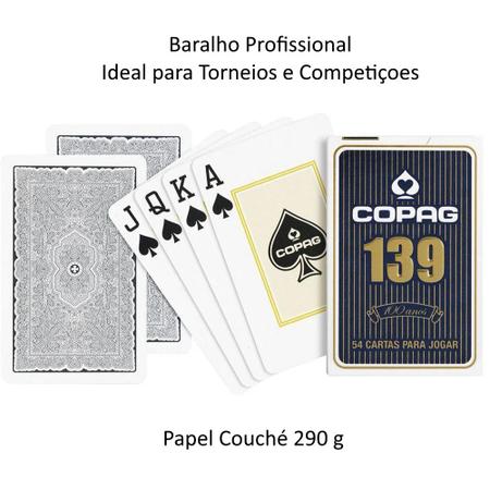 Kit 2 Baralhos Copag para Truco Canastra Burro 21 e Rouba Monte - Baralho -  Magazine Luiza