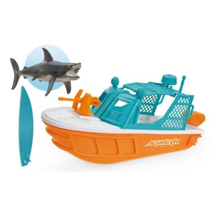Imagem de Kit 2 Barquinhos para Brincar na Água Infantil com Acessórios