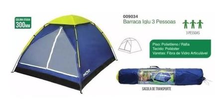 Kit 2 Barracas de Camping Iglu p/ 4 Pessoas com Mosqueteiro - Mor Imagem de Kit 2 Barracas de Camping Iglu p/ 4 Pessoas com Mosqueteiro