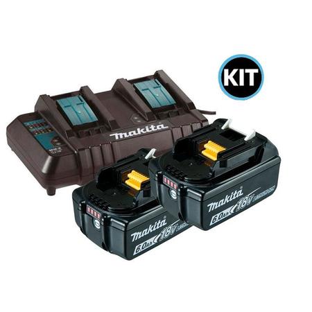 Imagem de Kit 2 Baterias 6Ah 18V Bl1860B + Carregador Duplo Dc18Sh