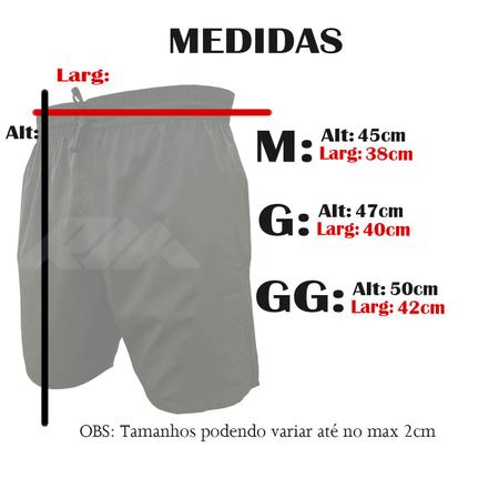 Imagem de Kit 2 Bermuda Academia Treino Esportes Dry-Fit