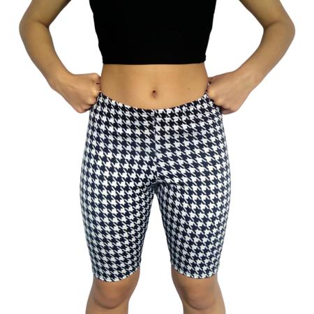 Imagem de Kit 2 Bermudas Femininas Justas Elástico Estampas Sortidas Suplex PP ao Plus Size